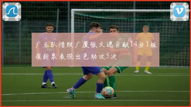 广东队惜败广厦张文逸贡献14分1板崔新泉表现出色助攻5次